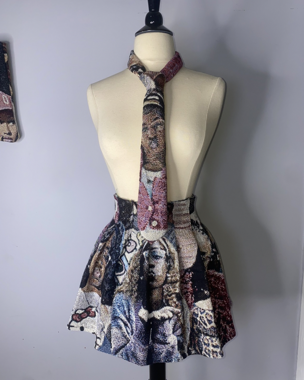 Tapestry Skirt & Necktie Set