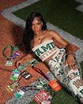 Tube Top & Pants Tapestry Set